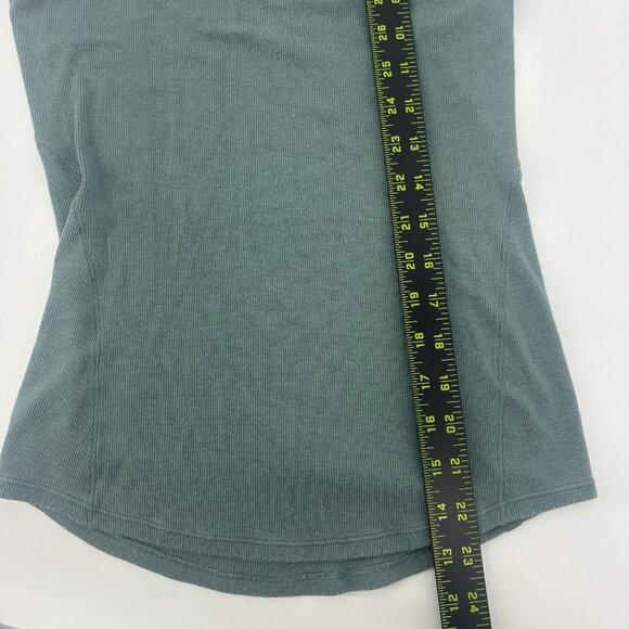 Lululemon Hold Tight Tank Hip Length Womens Size 4 Tidewater Teal 56350 *Read - Picture 8 of 8
